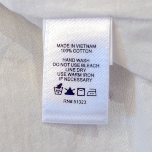 1. State Women's Ivory Eyelet Floral Tiered-Hem Dress Size L - Picture 7 of 9